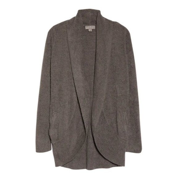 💕BAREFOOT DREAMS💕 CozyChic Lite Circle Cardigan ~ Mineral Gray Medium NWOT - Picture 7 of 15
